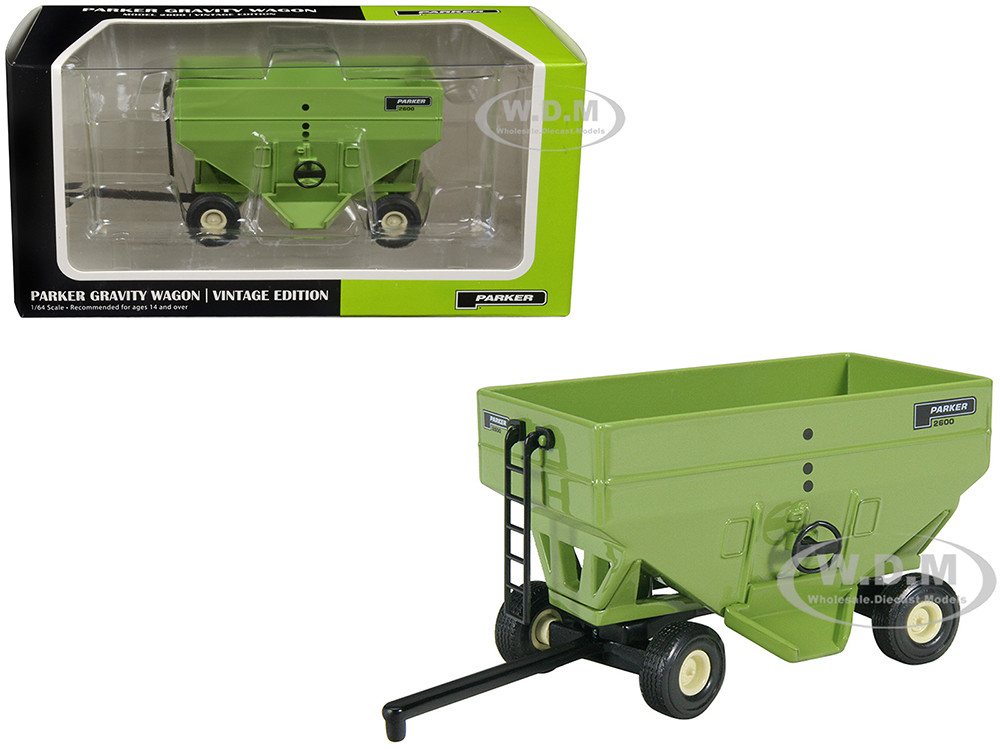 Parker 2600 Grain Wagon Light Green 1/64 Diecast Model by SpecCast diecast model