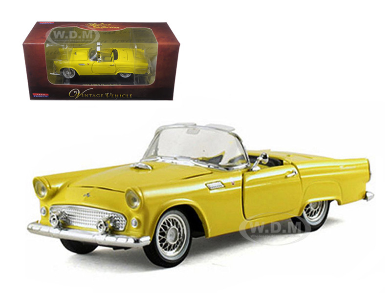 1955 Ford Thunderbird Convertible Yellow 1/32 Diecast Car Model by Arko Products diecast model