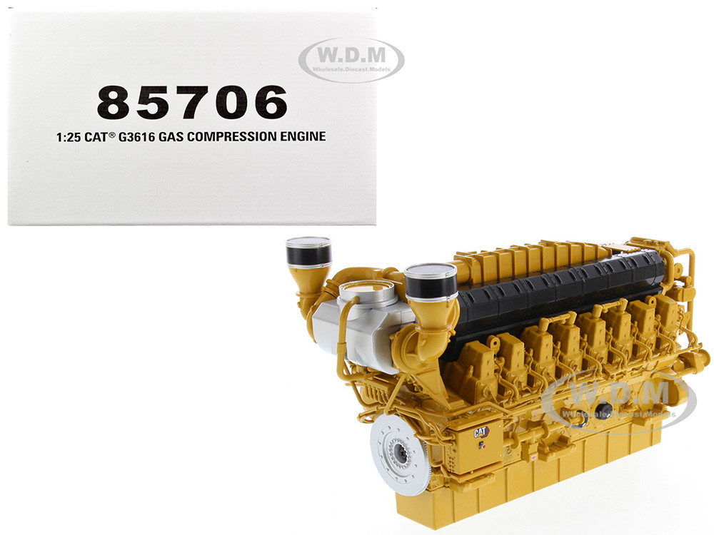 CAT Caterpillar G3616 Gas Compression Engine "High Line" Series 1/25 Diecast Model by Diecast Masters diecast model