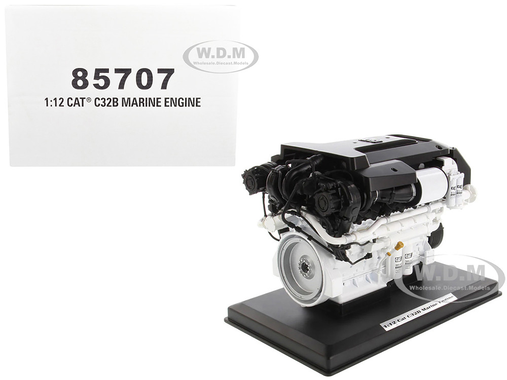CAT Caterpillar C32B Marine Engine Replica "High Line Series" 1/12 Diecast Model by Diecast Masters diecast model