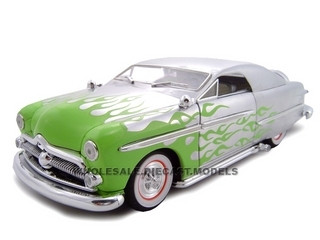 1949 Ford Street Rod Silver 1/24 Diecast Car by Unique Replicas diecast model