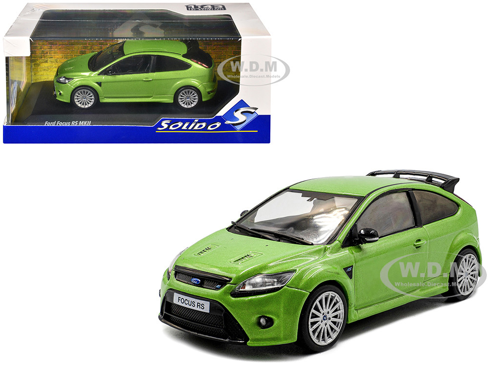 2010 Ford Focus MKII RS Ultimate Green Metallic 1/43 Diecast Model Car by Solido diecast model