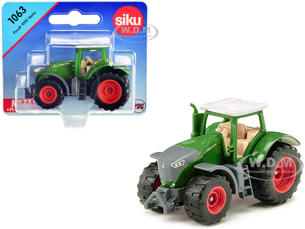 Fendt 1050 Vario Tractor Green with White Top Diecast Model by Siku diecast model