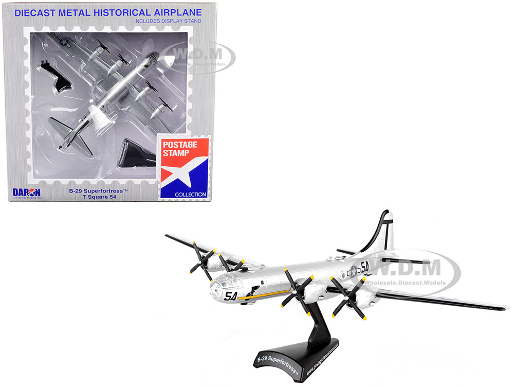 Boeing B-29 Superfortress Aircraft "T Square 59 - Seattle Museum of Flight" United States Army Air Force 1/200 Diecast Model Airplane by Postage Stamp diecast model