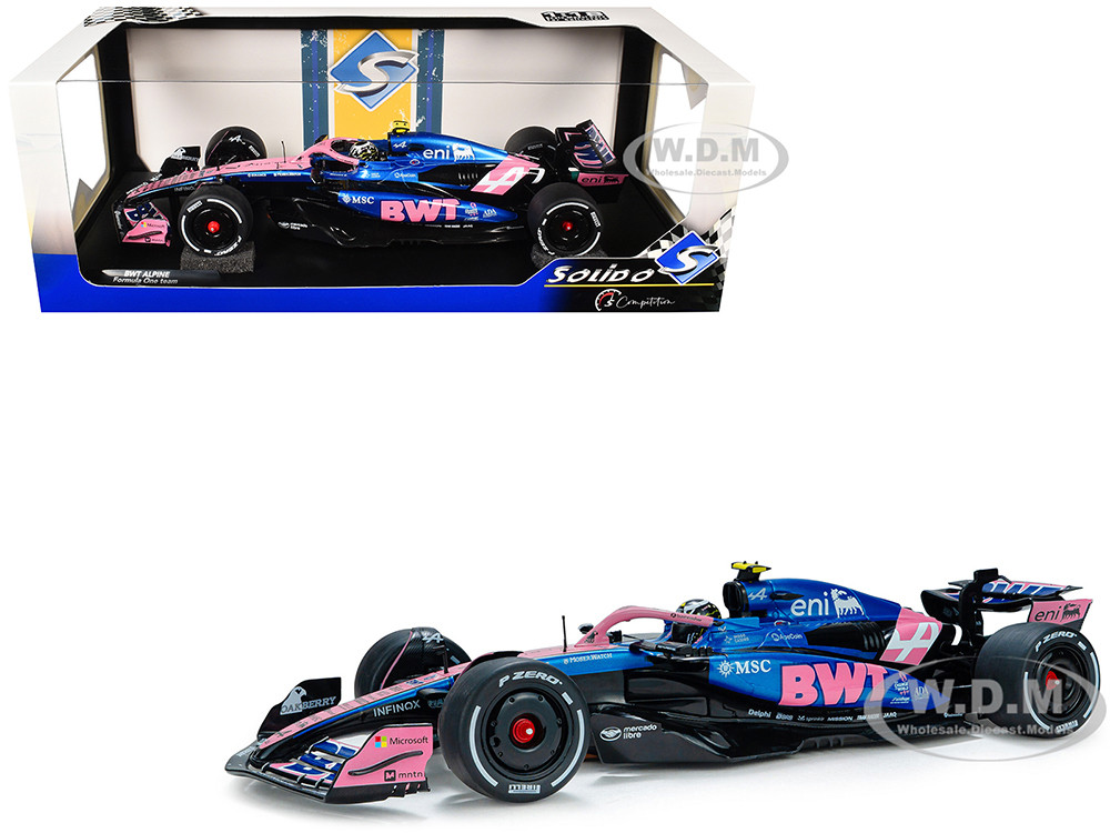 Alpine A525 #7 Jack Doohan "BWT" Formula One F1 "Chinese GP" (2025) "Competition" Series 1/18 Diecast Model Car by Solido diecast model