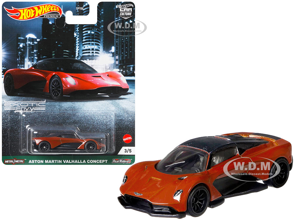 Aston Martin Valhalla Concept "Exotic Envy" Series Diecast Model Car by Hot Wheels diecast model