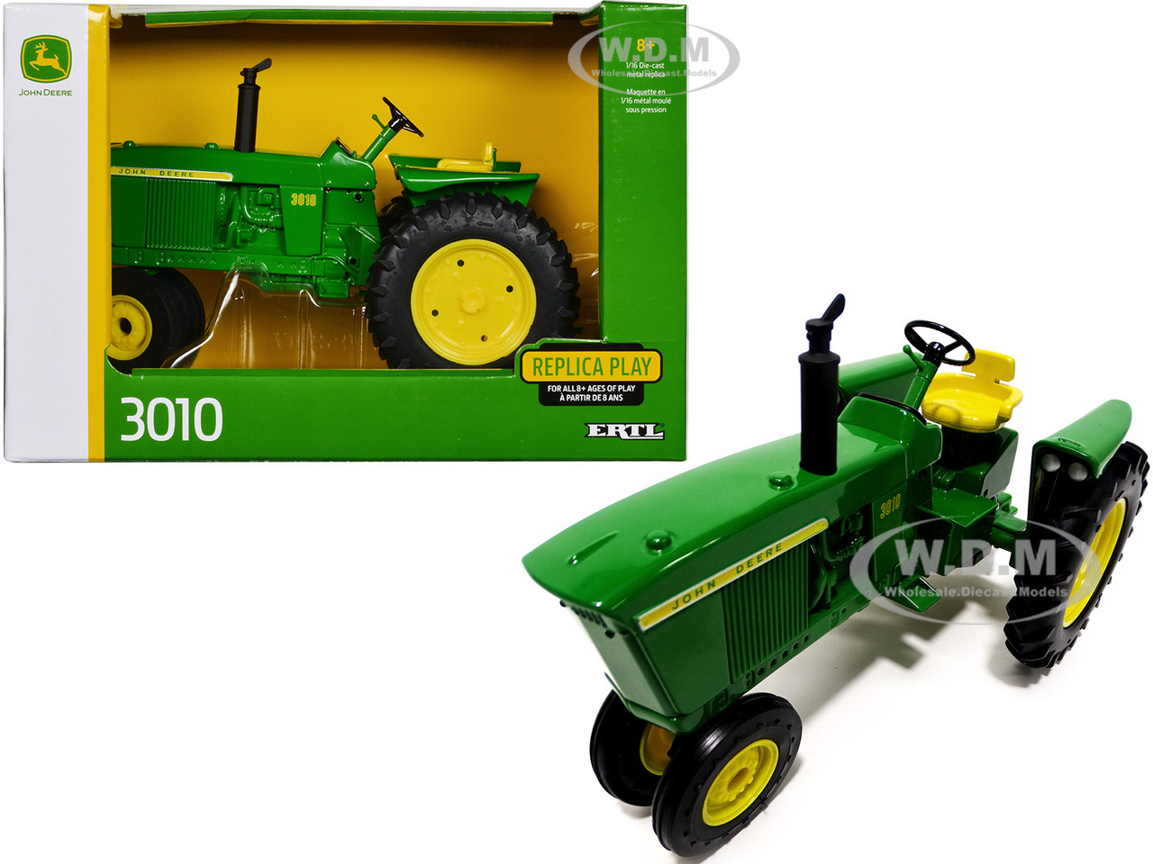 John Deere 3010 Tractor Green "Replica Play" Series 1/16 Diecast Model by ERTL TOMY diecast model