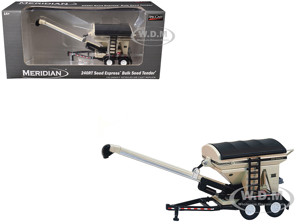 Meridian 240RT Seed Express Bulk Seed Tender Light Tan 1/64 Diecast Model by SpecCast diecast model