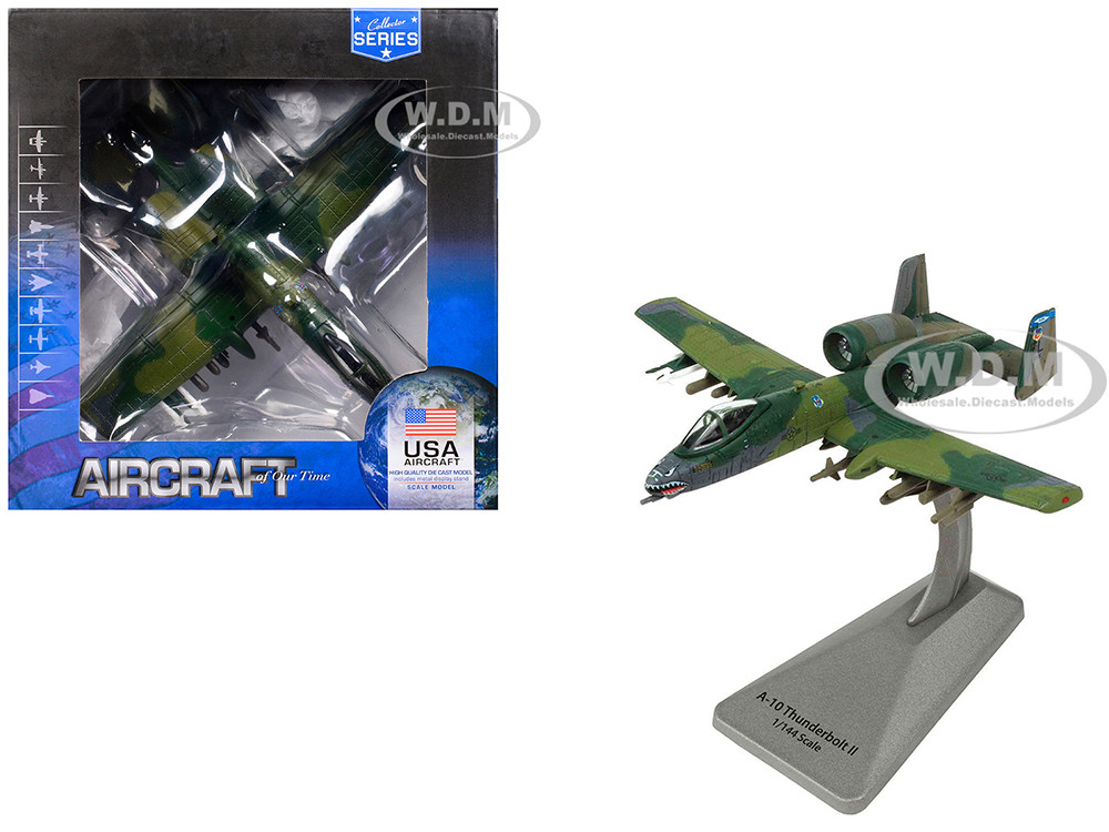 Fairchild Republic A-10 Thunderbolt II Aircraft "23rd TFW, 74th TFS Flying Tigers" United States Air Force "Collector Series" 1/144 Diecast Model by Air Force 1 diecast model