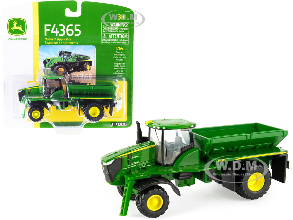 John Deere F4365 Nutrient Applicator Green 1/64 Diecast Model by ERTL TOMY diecast model