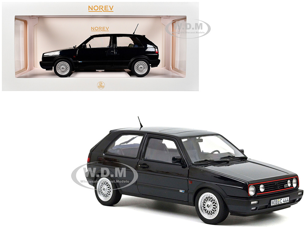 1991 Volkswagen Golf GTI Edition Blue Moonlight Blue Metallic 1/18 Diecast Model Car by Norev diecast model