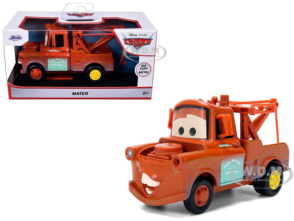 "Tow Mater" Tow Truck Brown (Rusted) "Cars" (2006) Movie "Hollywood Rides" Series 1/32 Diecast Model Car by Jada diecast model