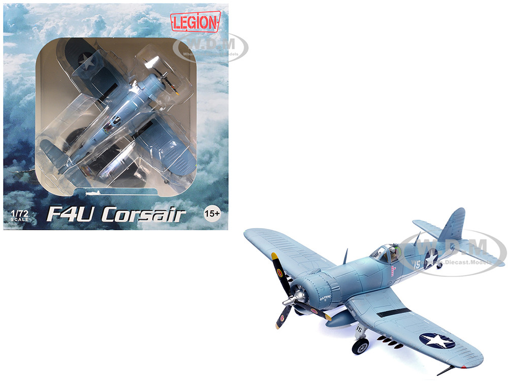 Vought F4U-1 Corsair Fighter Plane "Daphne 'C', 2nd Lt. James N. Cupp, VMF-213, Hell Hawks, Guadalcanal" (1943) United States Marines 1/72 Diecast Model Airplane by Legion diecast model