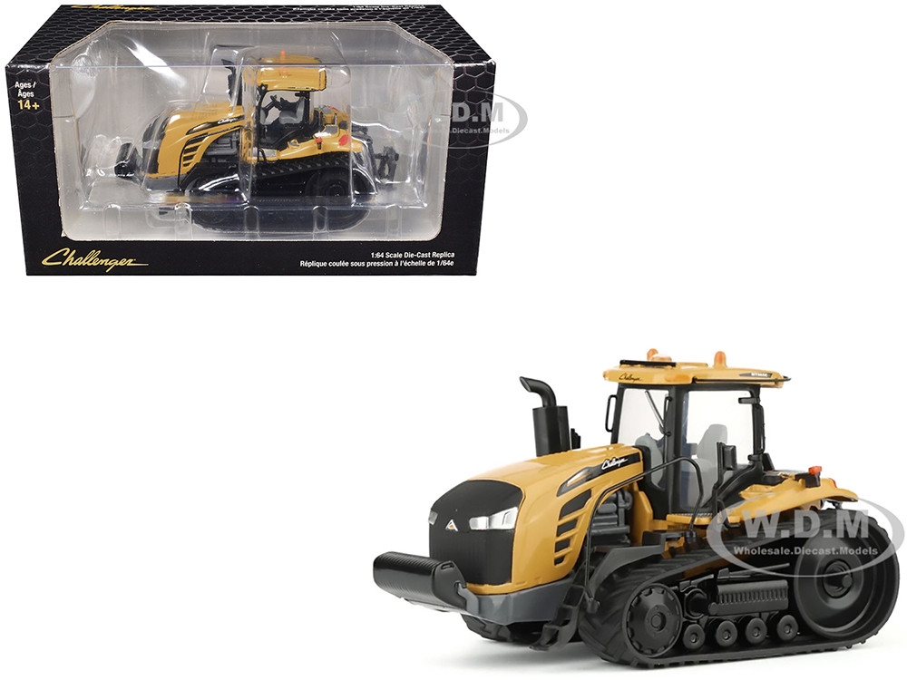 Challenger 865C Track Tractor with Cab Yellow 1/64 Diecast Model by SpecCast diecast model