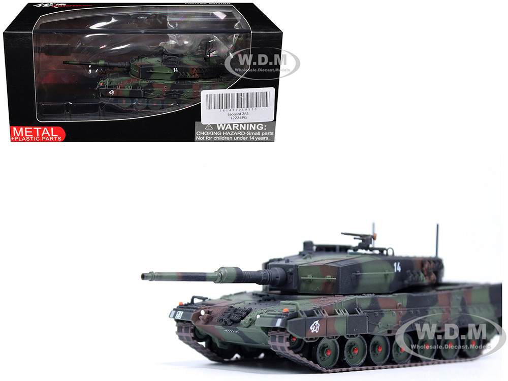 Leopard 2A4 Main Battle Tank "Pz.87, 13th Pz Btn, Steel Army Parade, Thun, Switzerland" (2006) Swiss Army "Armor Premium" Series 1/72 Diecast Model by Panzerkampf diecast model