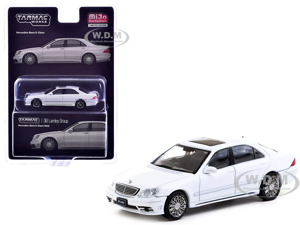 Mercedes-Benz S-Class Wald "Lamley Special Edition" Alabaster White "Global64" Series 1/64 Diecast Model by Tarmac Works diecast model