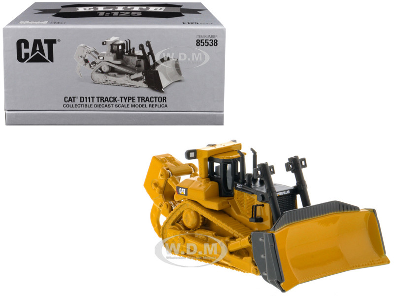 CAT Caterpillar D11T Track Type Tractor "Elite Series" 1/125 Diecast Model by Diecast Masters diecast model