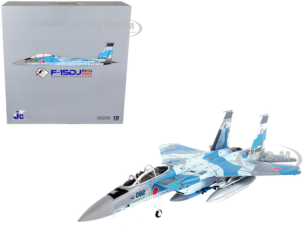 Mitsubishi F-15DJ Eagle Fighter Plane "JASDF (Japan Air Self-Defense Force) Tactical Fighter Training Group" (2020) 1/72 Diecast Model by JC Wings diecast model