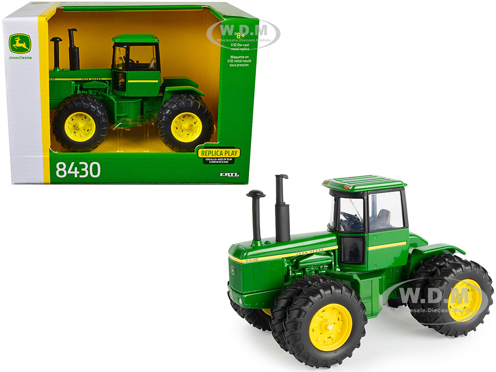 John Deere 8430 Tractor Green with Dual Wheels "Replica Play" 1/32 Diecast Model by ERTL TOMY diecast model