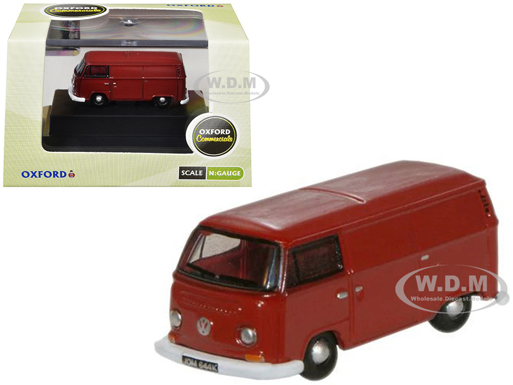 Volkswagen T2 Van Senegal Red 1/148 (N) Scale Diecast Model Car by Oxford Diecast diecast model