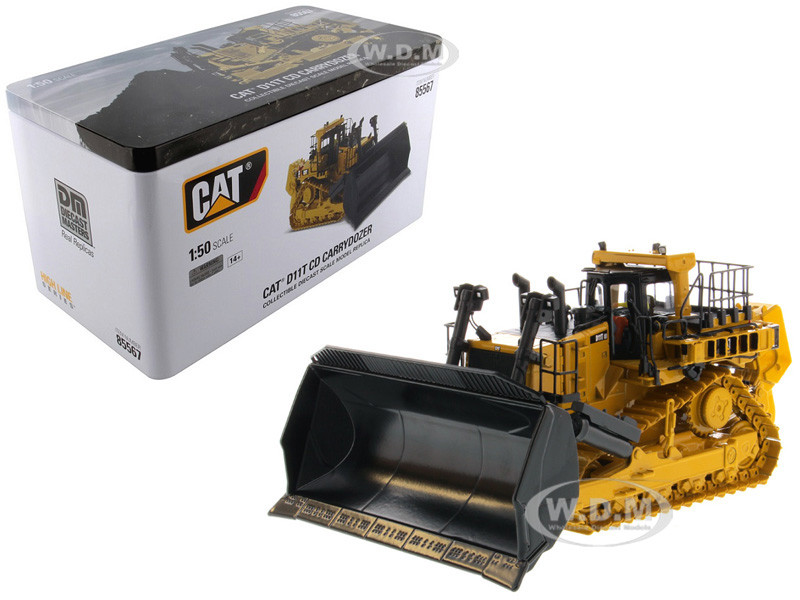 CAT Caterpillar D11T CD Carrydozer with Operator "High Line Series" 1/50 Diecast Model by Diecast Masters diecast model