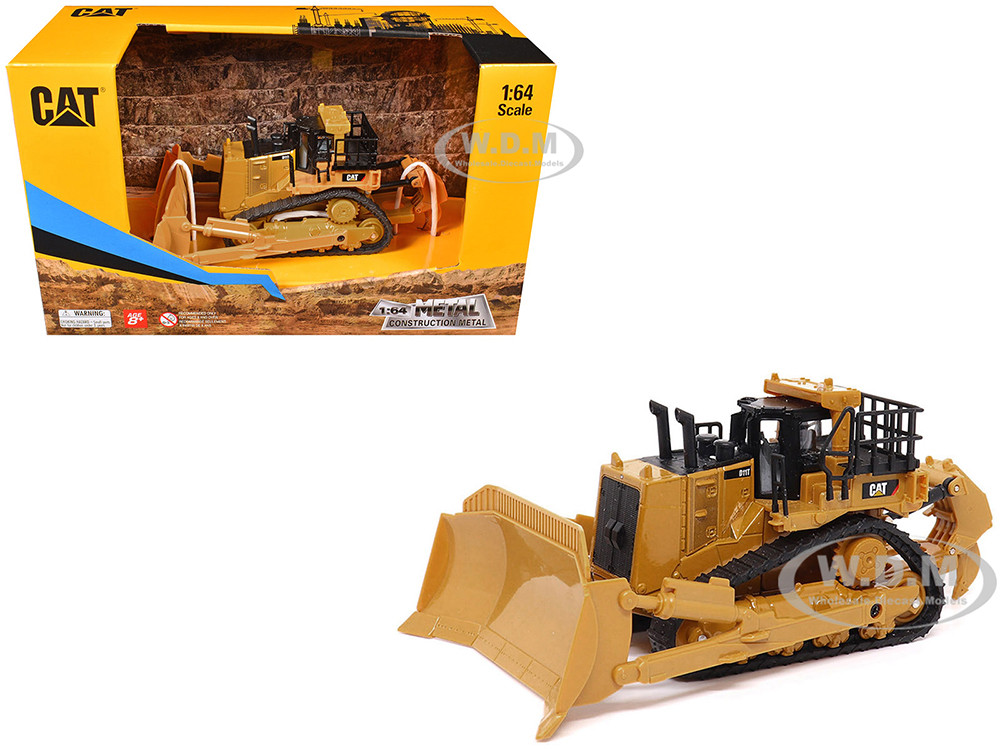 CAT Caterpillar D11T Dozer Yellow 1/64 Diecast Model by Diecast Masters diecast model