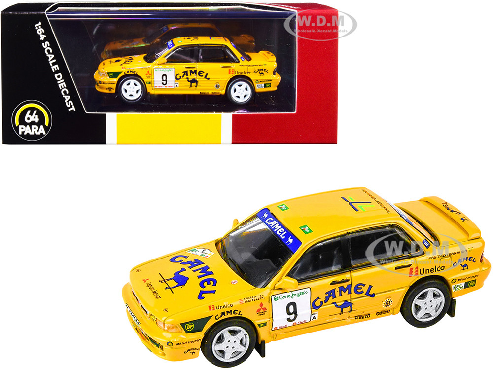 Mitsubishi Galant VR-4 #9 S. Garcia - A. Ponce Rally El Corte Ingles (1995) 1/64 Diecast Model Car by Paragon Models diecast model