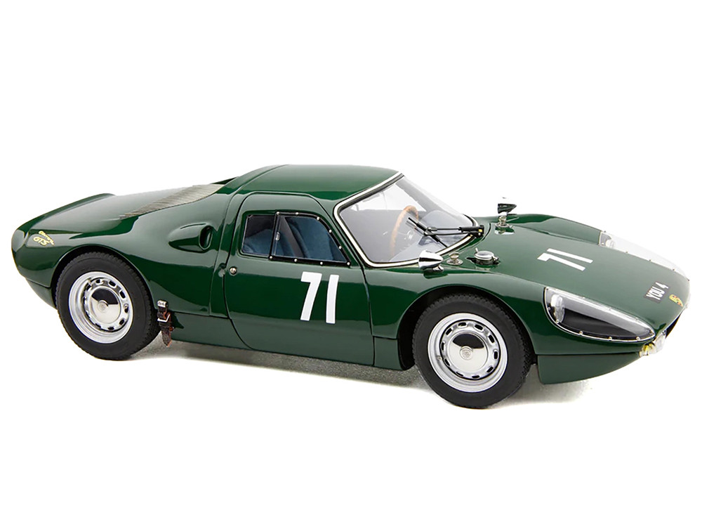 Porsche 904 Carrera GTS #71 Irish Green "Goodwood Revival TT Race" (2018) Limited Edition to 1500 pieces Worldwide 1/18 Diecast Model Car by CMC diecast model