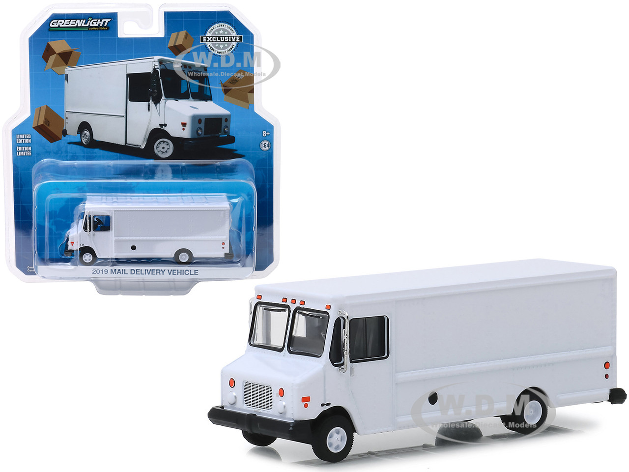 2019 Mail Delivery Vehicle White "Hobby Exclusive" 1/64 Diecast Model by Greenlight diecast model