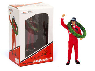 Mario Andretti Type II Figurine 1977 French GP Winner for 1/18 Scale Models by True Scale Miniatures diecast model