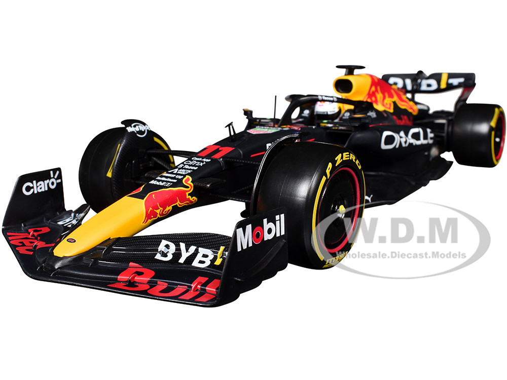 Red Bull Racing RB18 #11 Sergio Perez "Oracle" Winner Formula One F1 "Constructor's Champion" (2022) 1/24 Diecast Model Car by Bburago diecast model