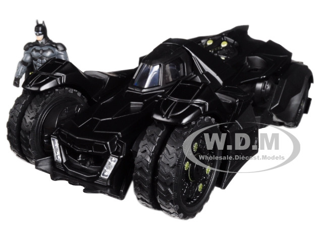 Arkham Knight Batmobile with Batman Diecast Figure 1/24 Diecast Model Car by Jada diecast model