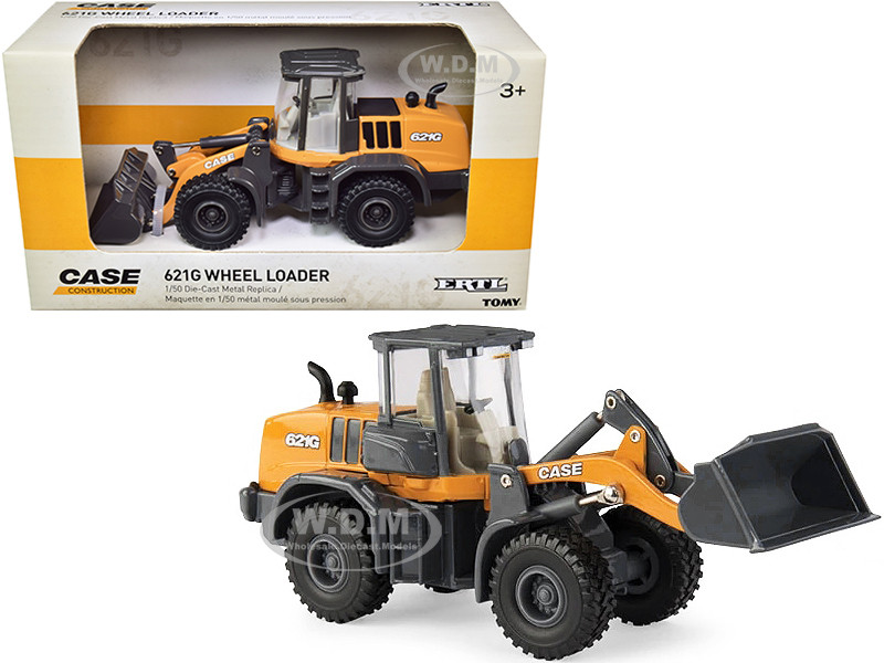 Case 621G Wheel Loader "Case Construction" 1/50 Diecast Model by ERTL TOMY diecast model