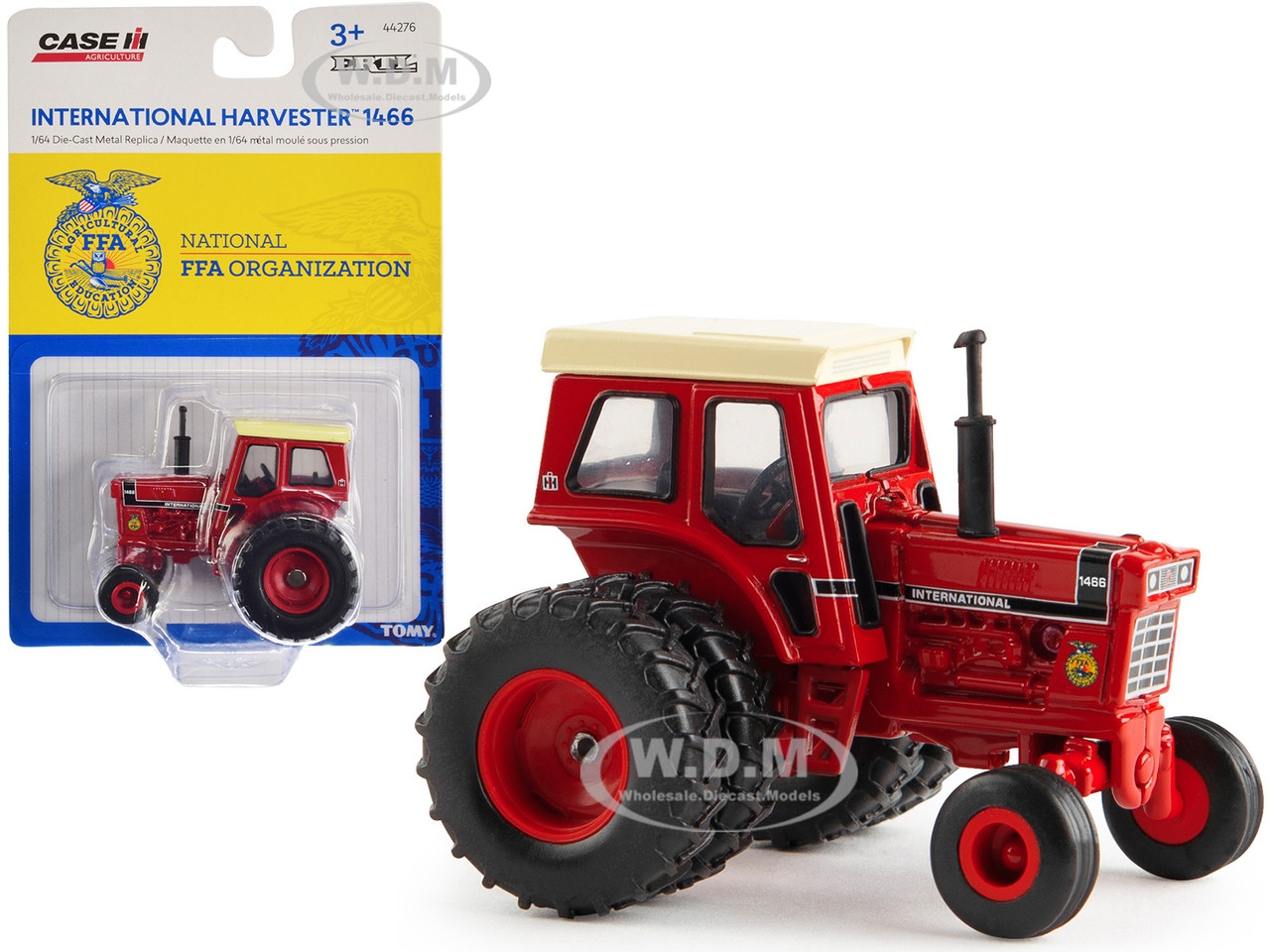IH International Harvester 1466 Tractor with Dual Wheels Red "National FFA Organization" "Case IH Agriculture" 1/64 Diecast Model by ERTL TOMY diecast model
