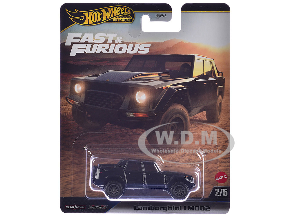 Lamborghini LM002 Black "Fast & Furious" (2009) Movie "Fast & Furious" Series Diecast Model Car by Hot Wheels diecast model