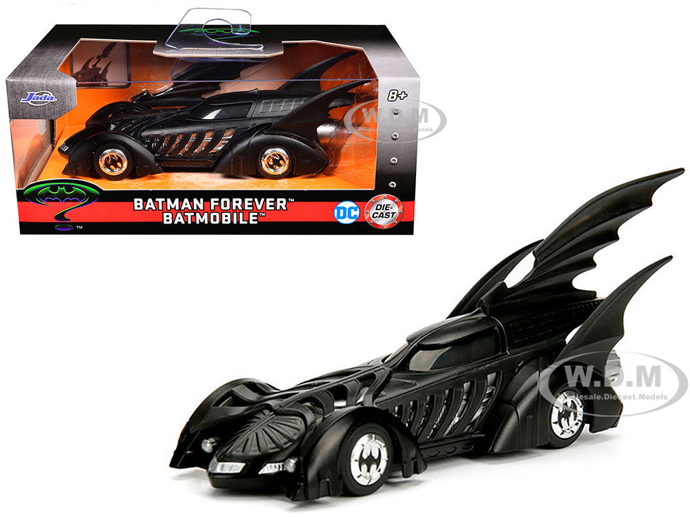 Batmobile Black "Batman Forever" (1995) Movie "Hollywood Rides" Series 1/32 Diecast Model Car by Jada diecast model