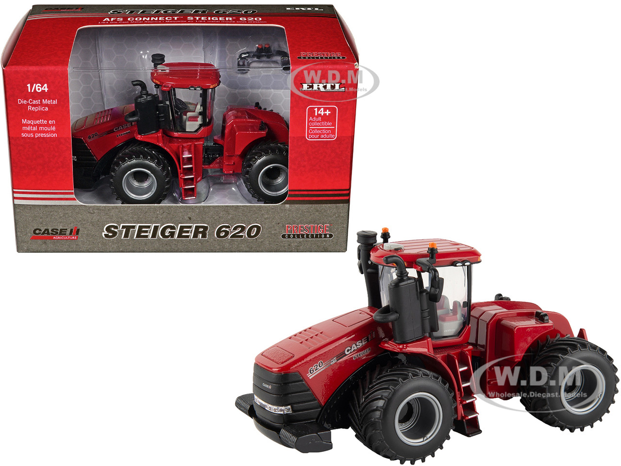 Case IH AFS Connect Steiger 620 Tractor Red "Case IH Agriculture" Series 1/64 Diecast Model by ERTL TOMY diecast model