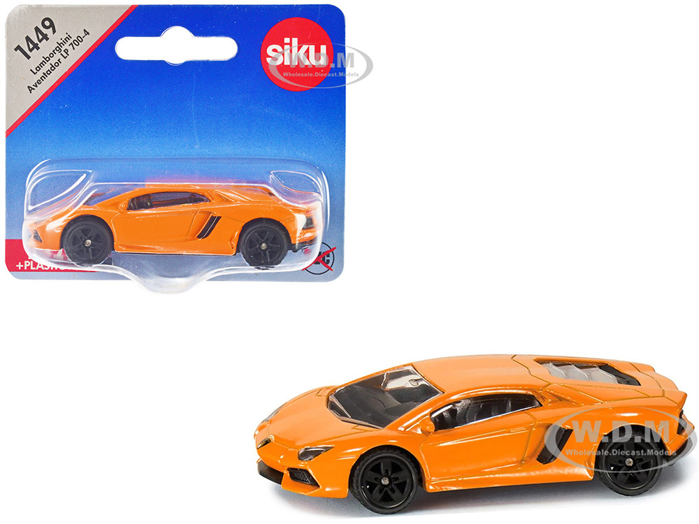 Lamborghini Aventador LP700-4 Orange Diecast Model Car by Siku diecast model