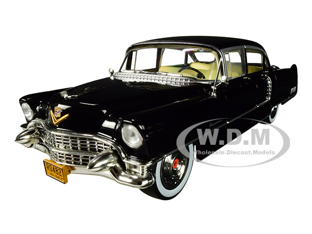 1955 Cadillac Fleetwood Series 60 Black "The Godfather" (1972) Movie 1/24 Diecast Model Car by Greenlight diecast model