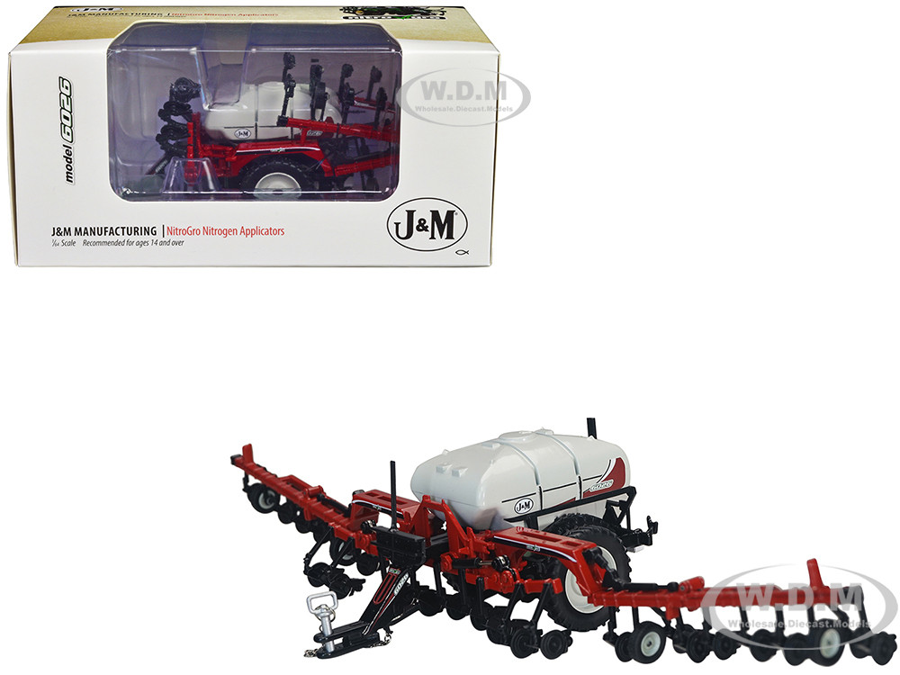 J&M Manufacturing 6026 NitroGro Nitrogen Applicator Red 1/64 Diecast Model by SpecCast diecast model