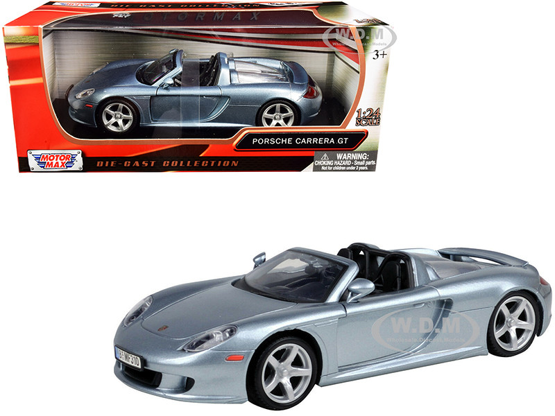 Porsche Carrera GT Gray 1/24 Diecast Model Car by Motormax diecast model