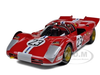 Ferrari 512 S #23 Daytona 1971 B.Adamovicz Elite Edition 1/18 Diecast Model Car by Hot Wheels diecast model
