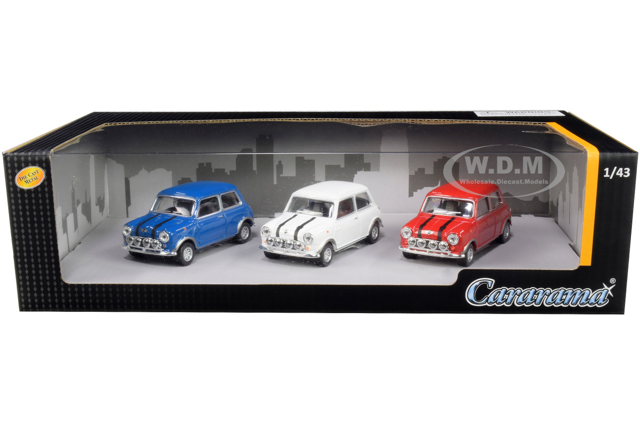 Mini Cooper 3 piece Gift Set 1/43 Diecast Model Cars by Cararama diecast model