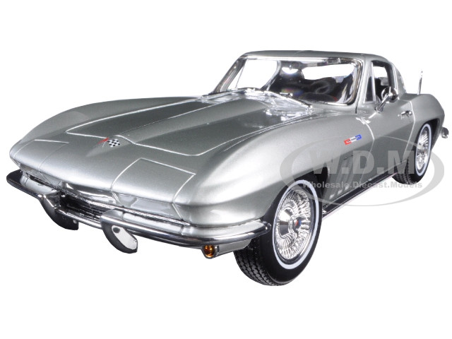 1965 Chevrolet Corvette Silver "Special Edition" 1/18 Diecast Model Car by Maisto diecast model