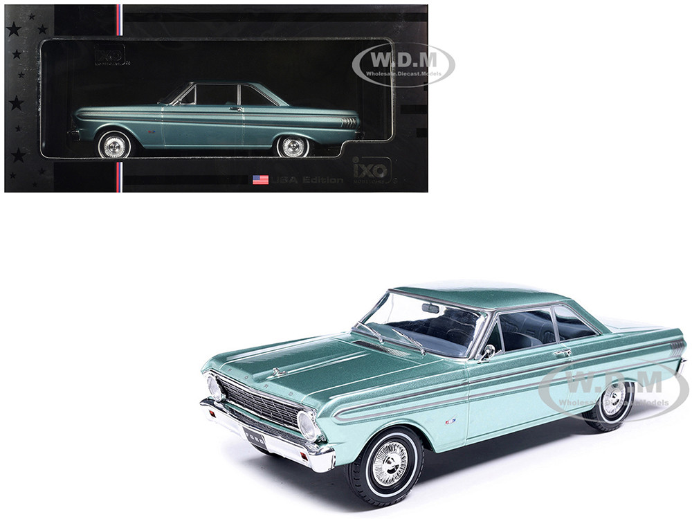1964 Ford Falcon Dynasty Green Metallic 1/24 Diecast Model by IXO Models diecast model