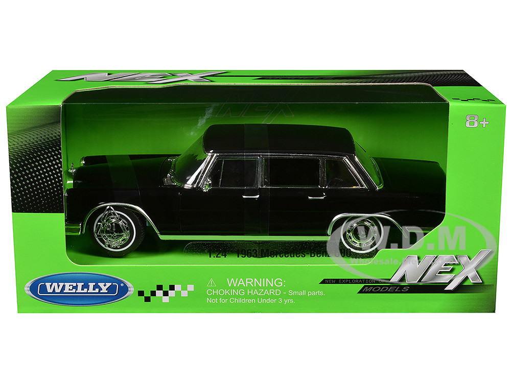 1963 Mercedes-Benz 600 Black "NEX Models" Series 1/24 Diecast Model Car by Welly diecast model