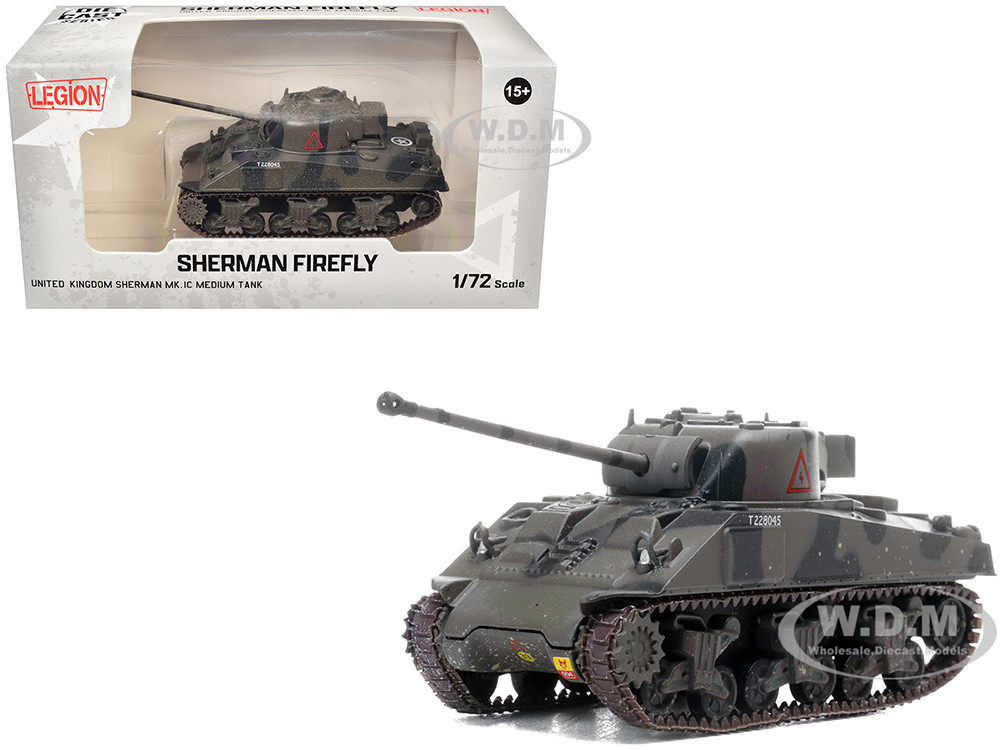 Sherman Firefly Mk.VC Medium Tank "A Squadron, 4th/7th Royal Dragoon Guards, 8th Armoured Brigade, Normandy" (1944) British Army 1/72 Diecast Model by Legion diecast model