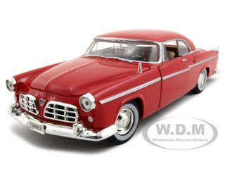 1955 Chrysler C300 Red 1/24 Diecast Model Car by Motormax diecast model