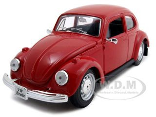 1973 Volkswagen Beetle Red 1/24 Diecast Model Car by Maisto diecast model