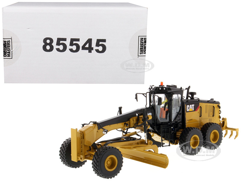 CAT Caterpillar 14M3 Motor Grader with Operator "High Line Series" 1/50 Diecast Model by Diecast Masters diecast model